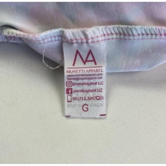 Rejane Monetti Flamingo Floral Skort Skirt S Tennis Pickleball Golf Athletic - Picture 11 of 12